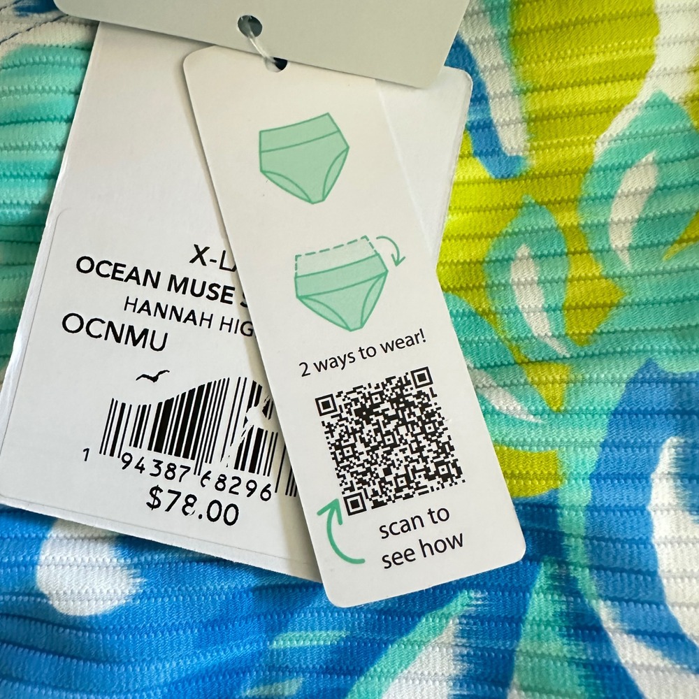 Sunsets Ocean Muse Simone Tankini E-Cup & Hannah High Waist Bottom Set XL NEW - Picture 13 of 14
